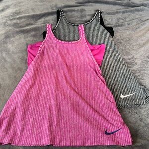 Nike tops with bra made underneath